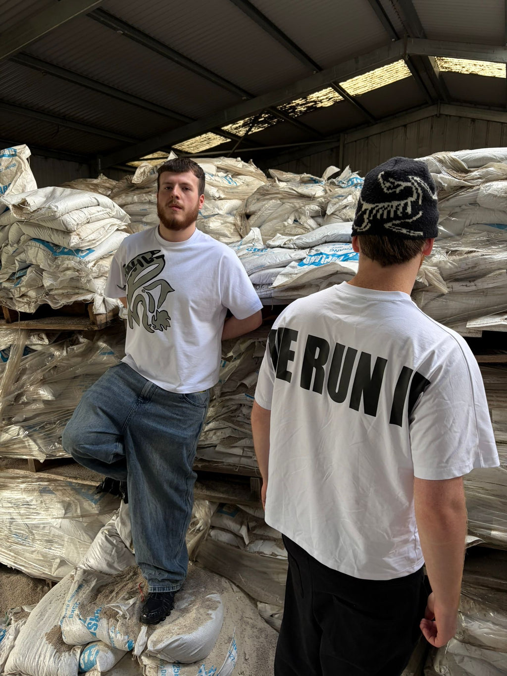 "WE RUN IT" shirts